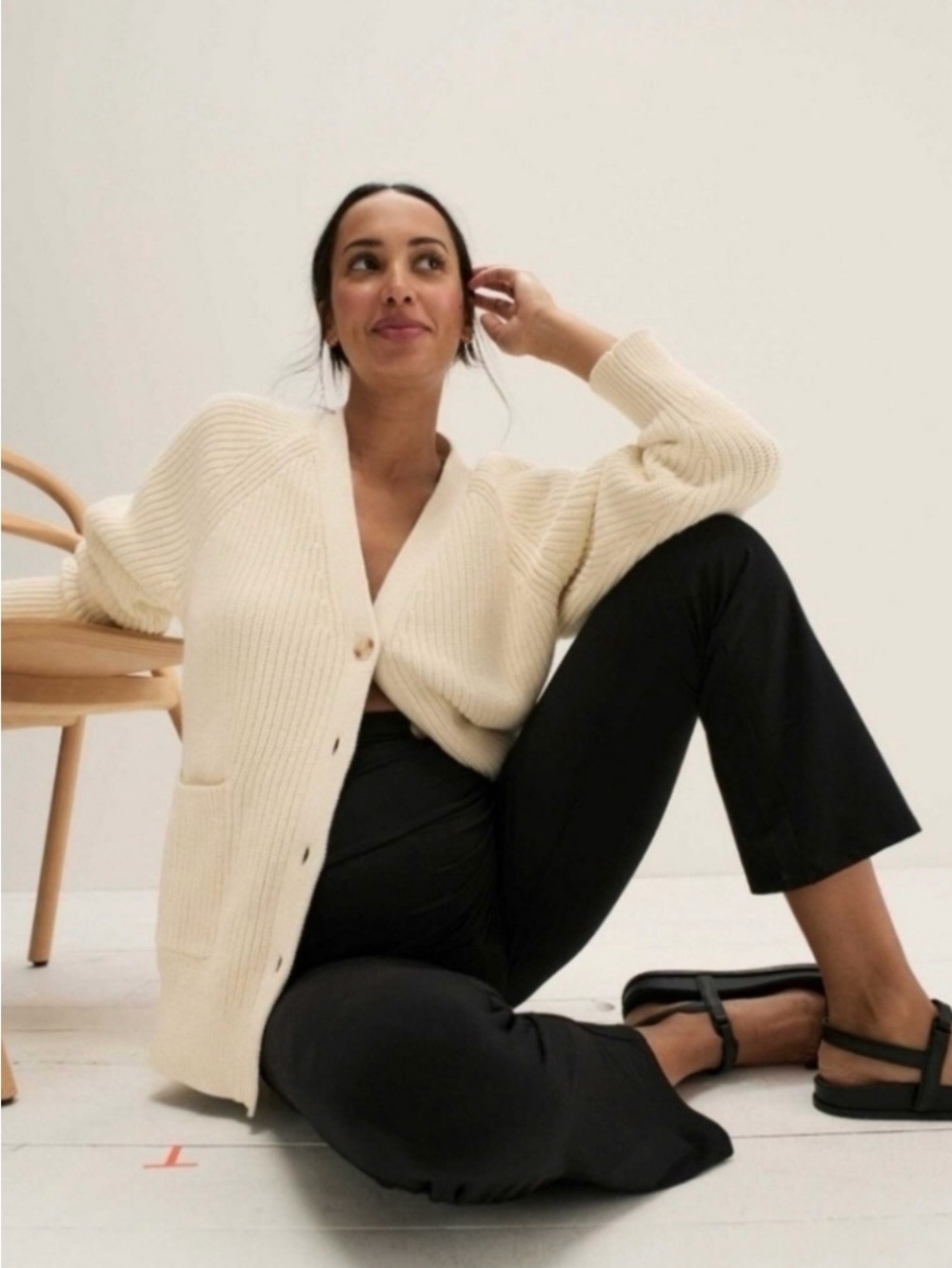 HATCH The Cotton Marlow Cardigan